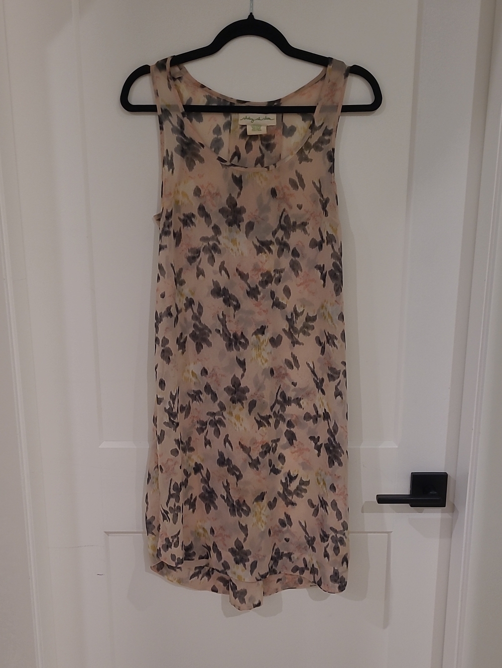 Staring at Stars Floral Midi Dress - Beige, Pink, Gray